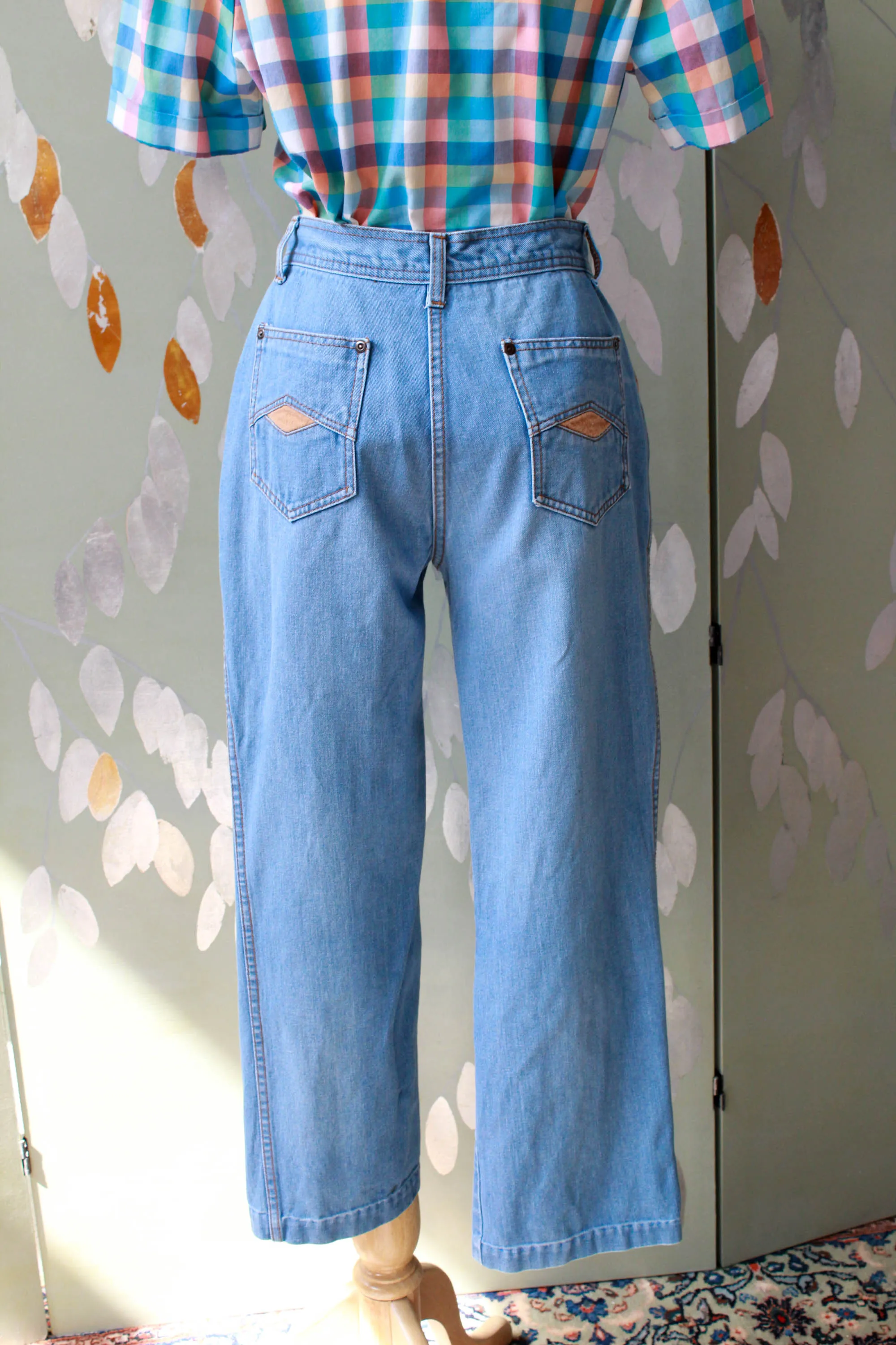 1970s Blue Jeans by K-Mart, 30" Waist