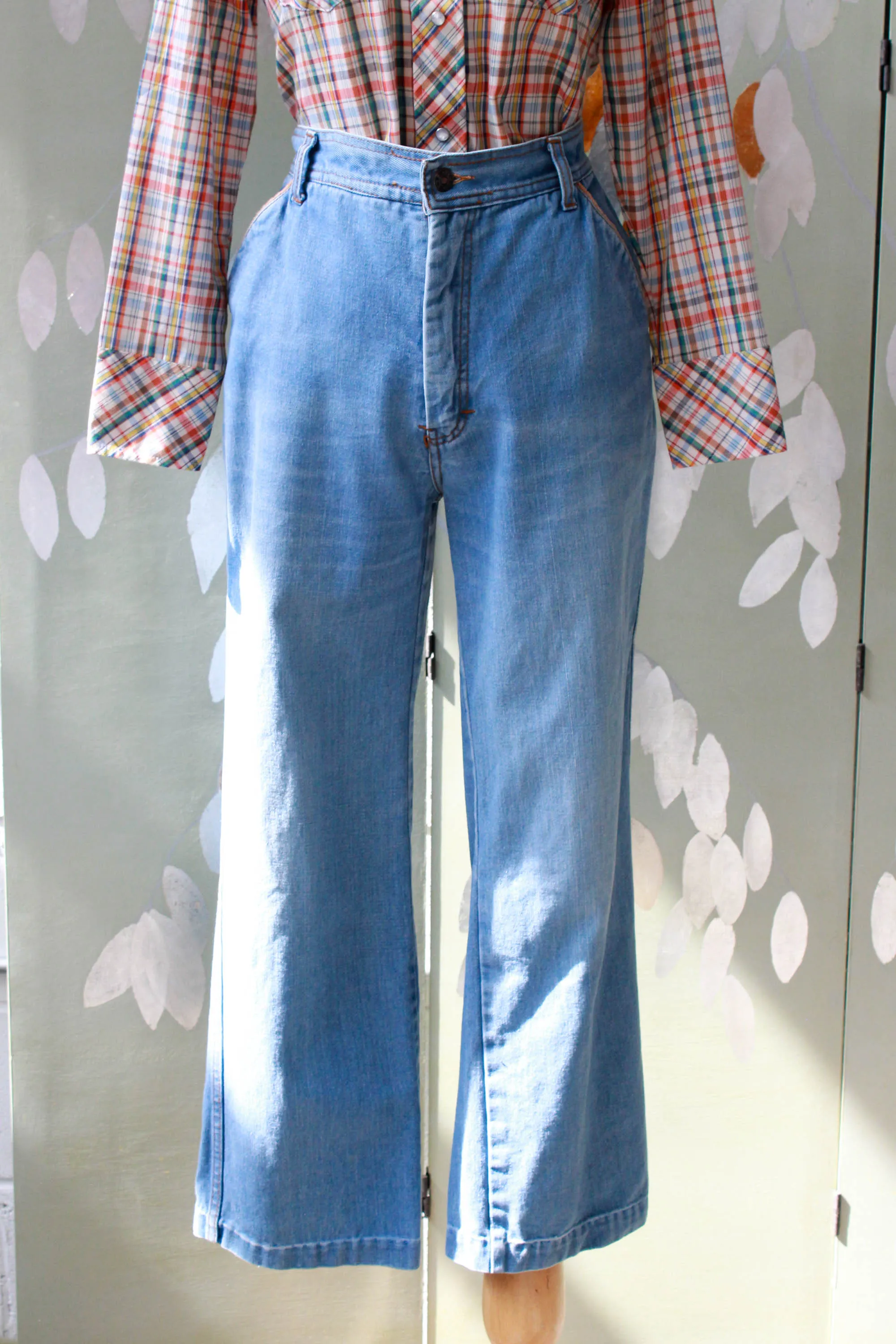 1970s Blue Jeans by K-Mart, 30" Waist