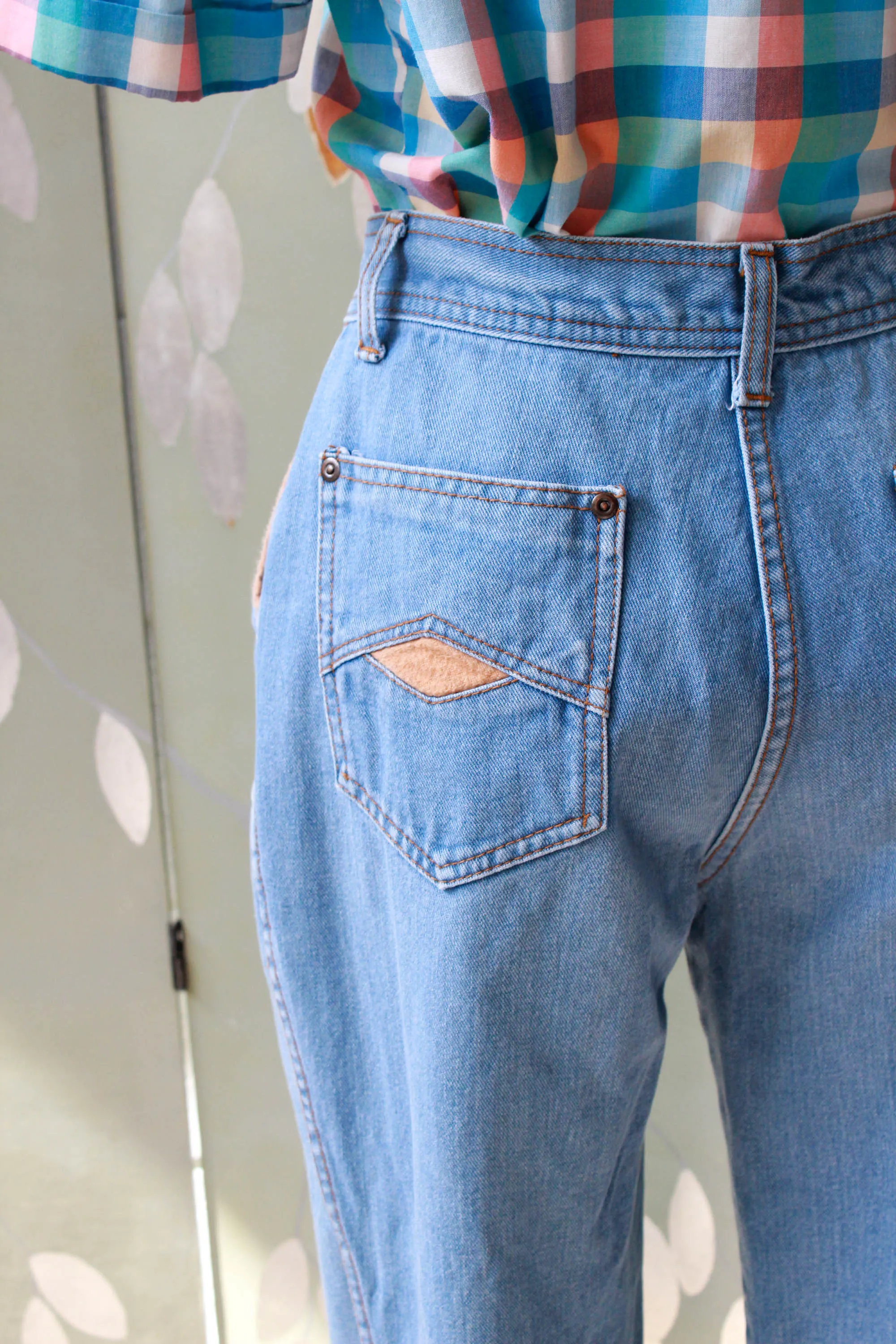 1970s Blue Jeans by K-Mart, 30" Waist