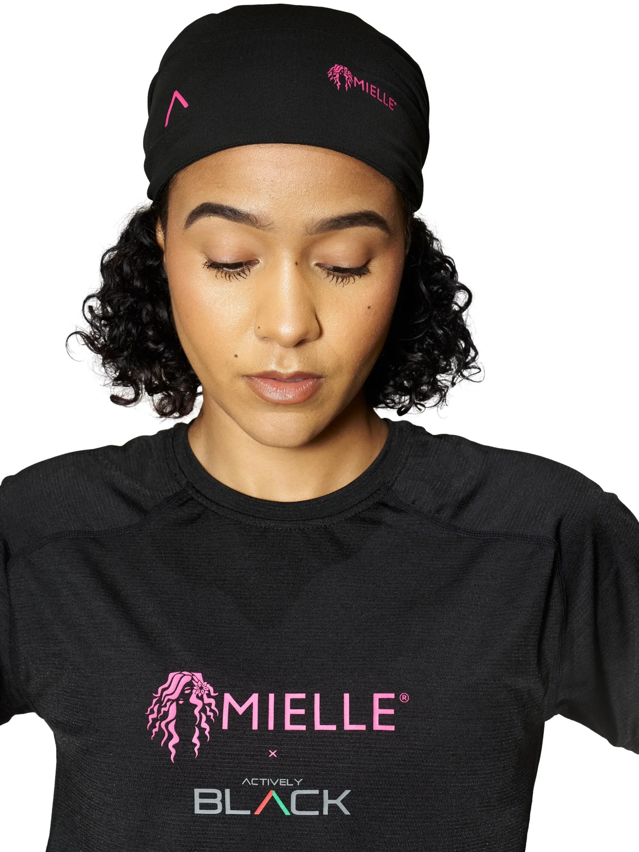 Actively Black x Mielle Pink Women's Performance Shirt