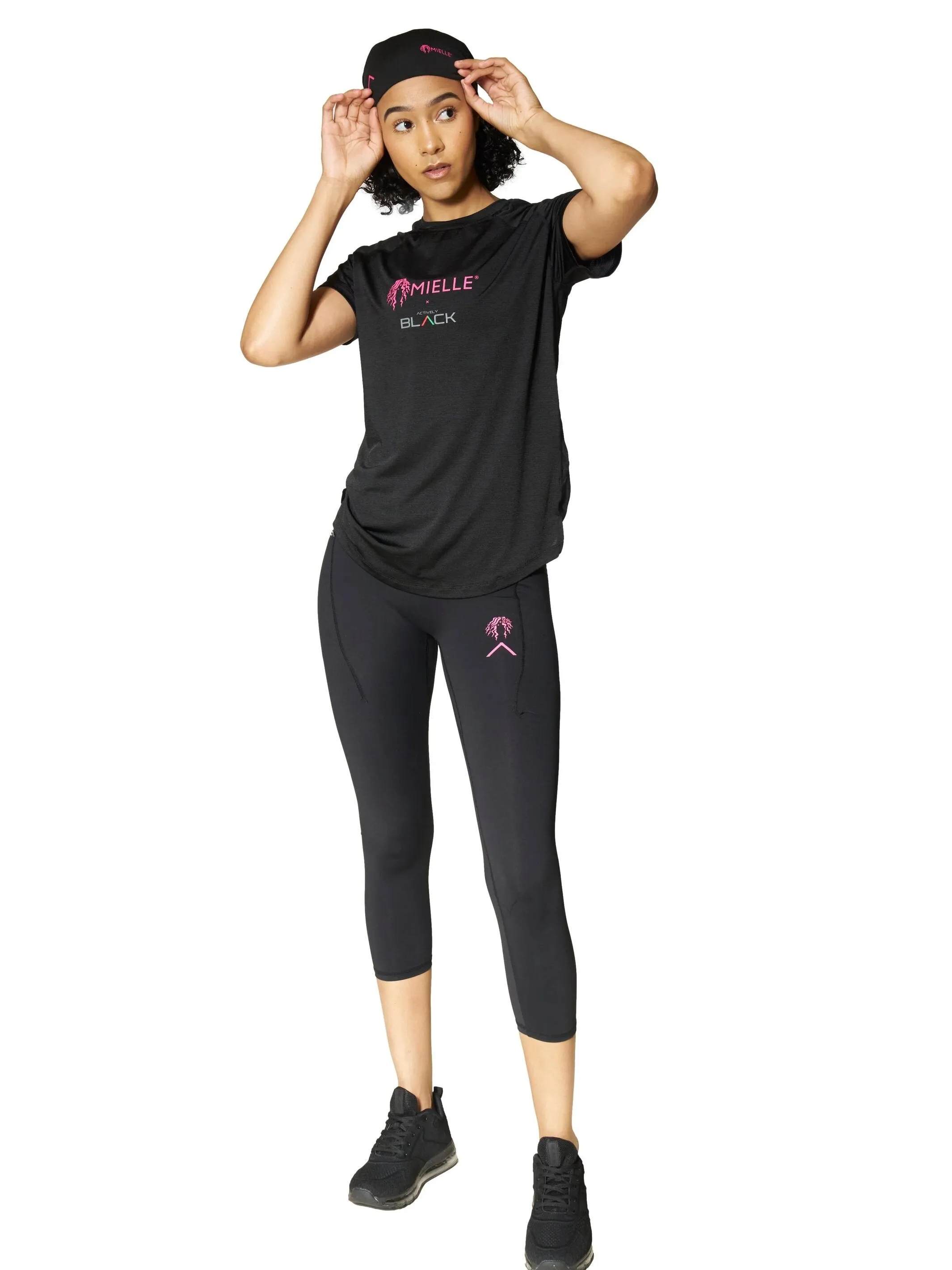 Actively Black x Mielle Pink Women's Performance Shirt