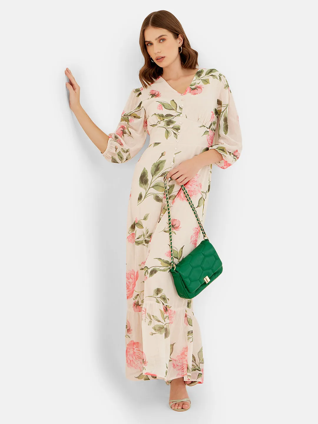 ALLISON PRINTED MAXI DRESS