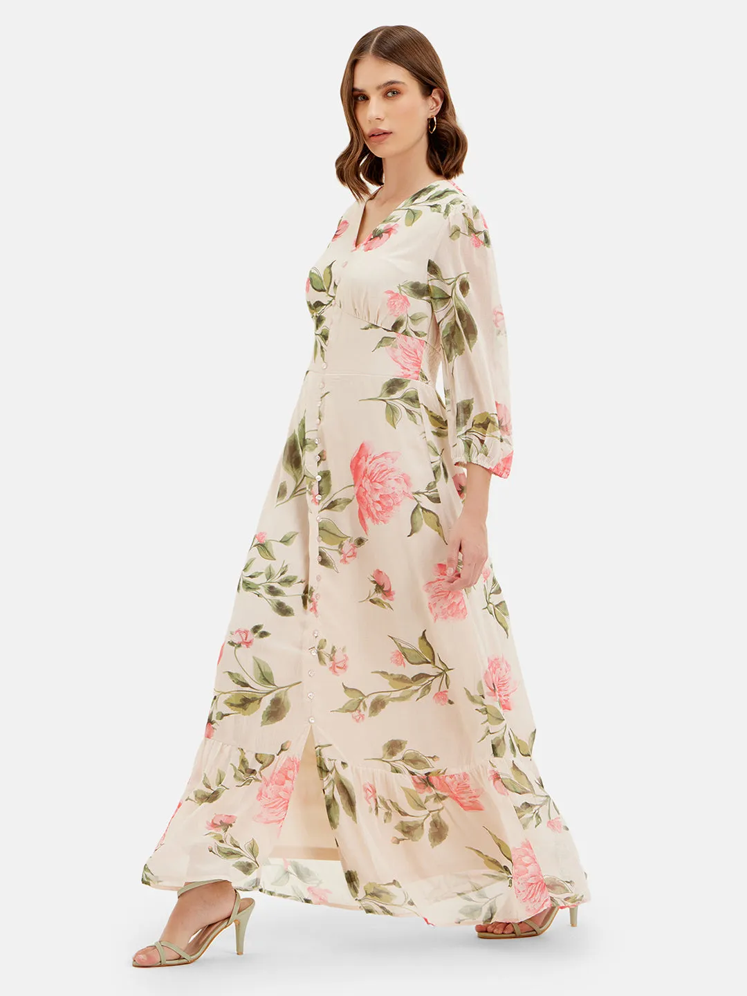 ALLISON PRINTED MAXI DRESS