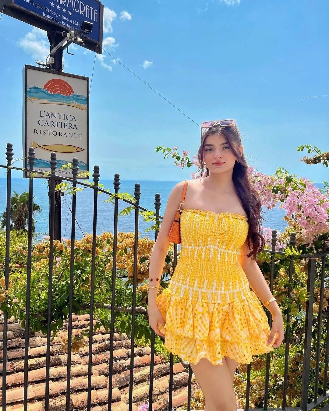 Amalfi Luxe Summer Dress in Yellow