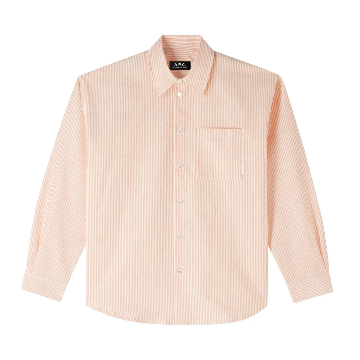 APC Shirt boyfriend logo ORANGE