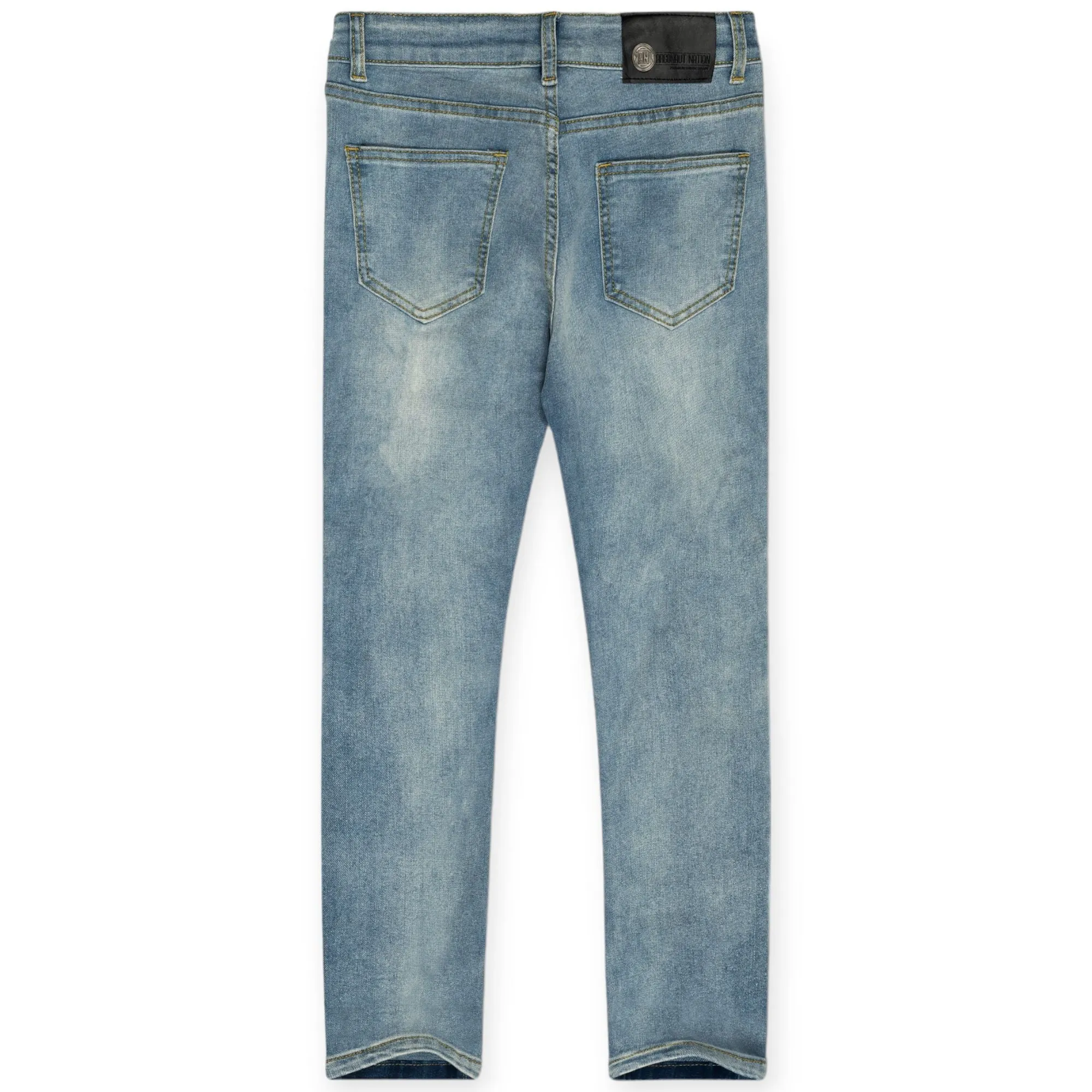 Argonaut Nations Kids Ripped Pants (Medium Blue)