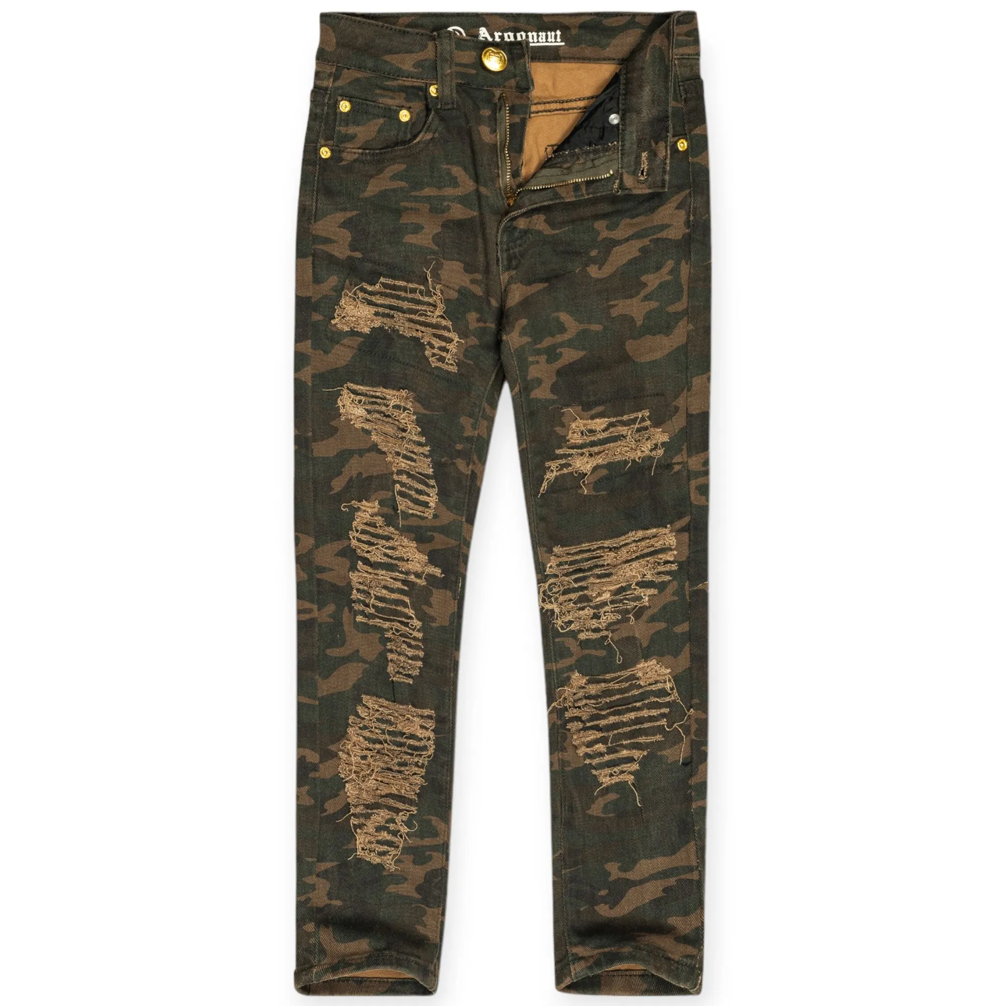 Argonaut Nations Kids Ripped Pants (woodland)