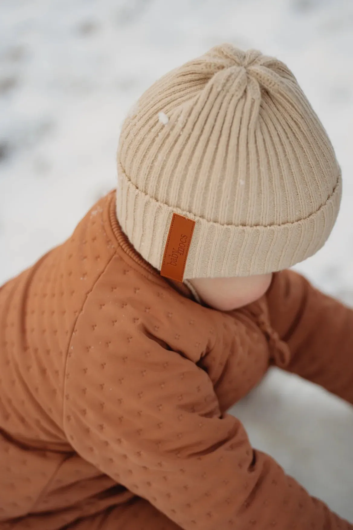 Baby Mocs - Beanie Beige