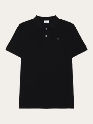 Basic badge polo - Black Jet