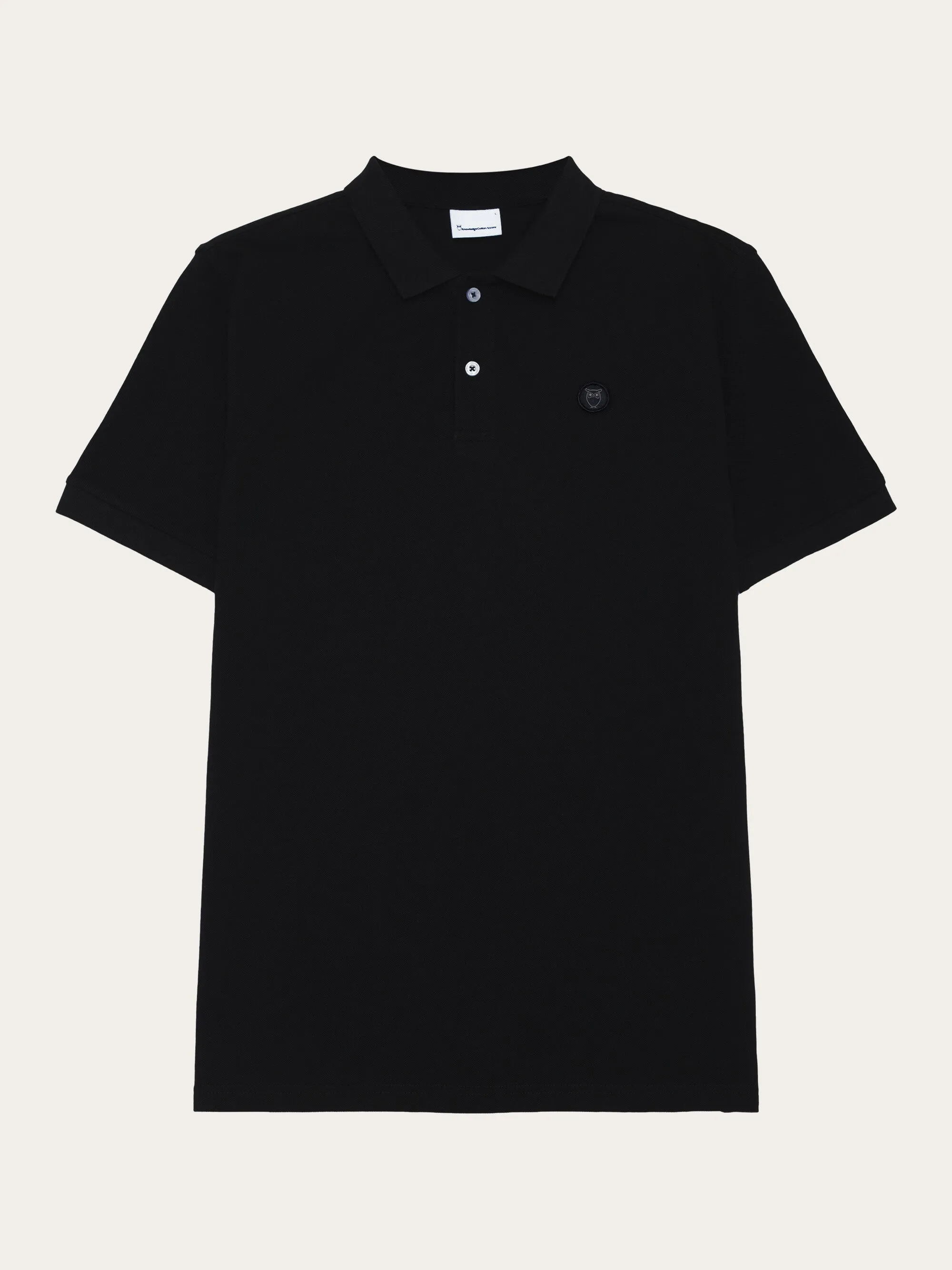 Basic badge polo - Black Jet