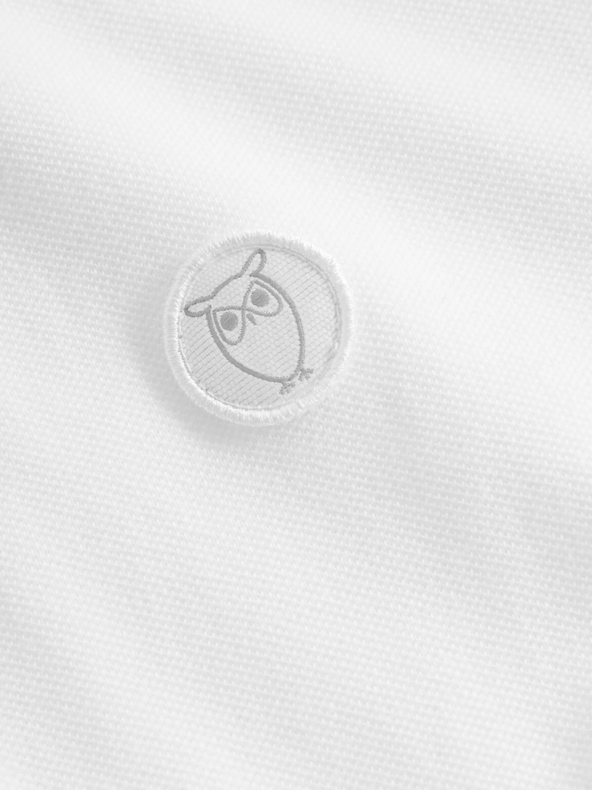 Basic badge polo - Bright White