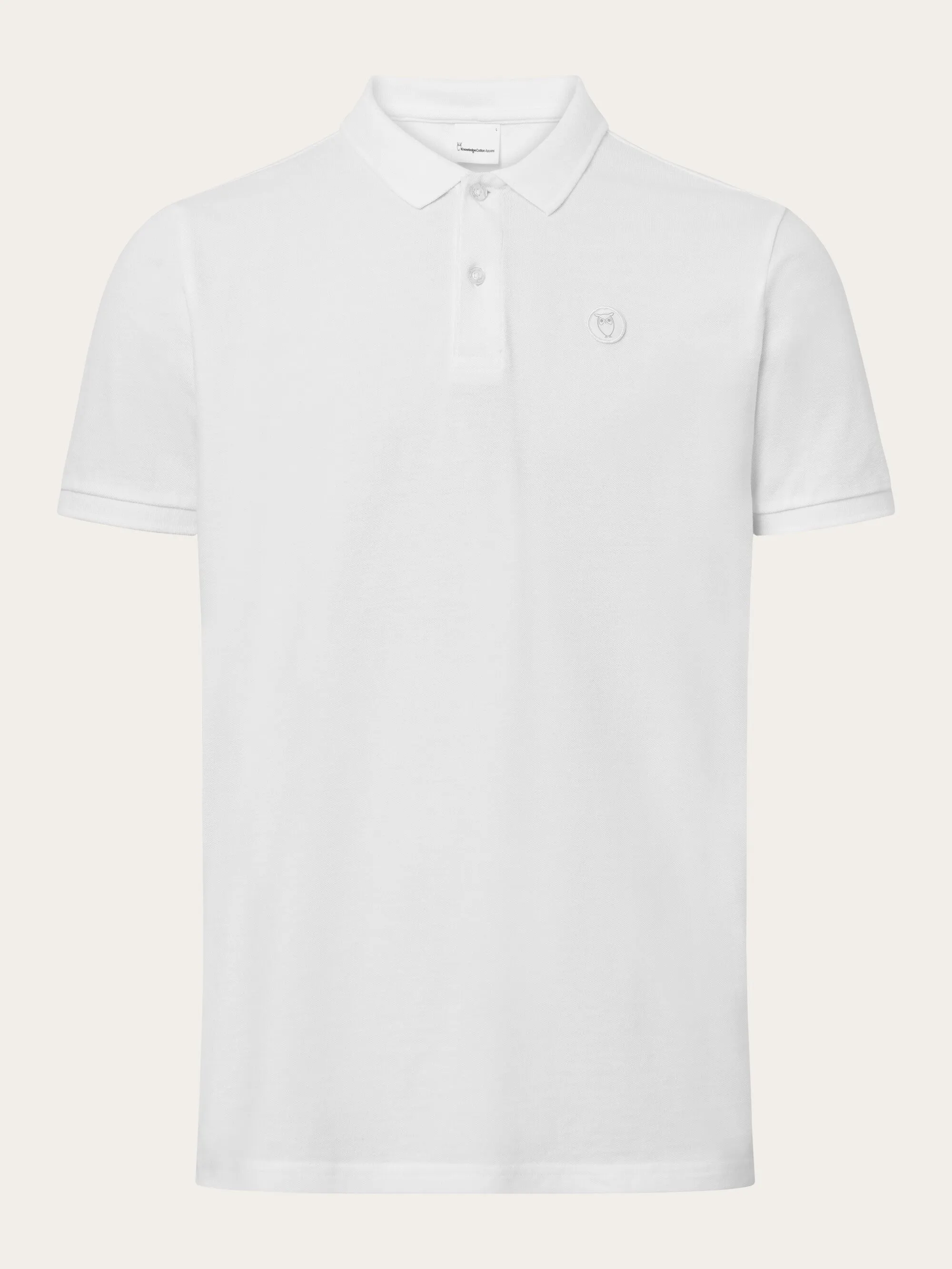 Basic badge polo - Bright White