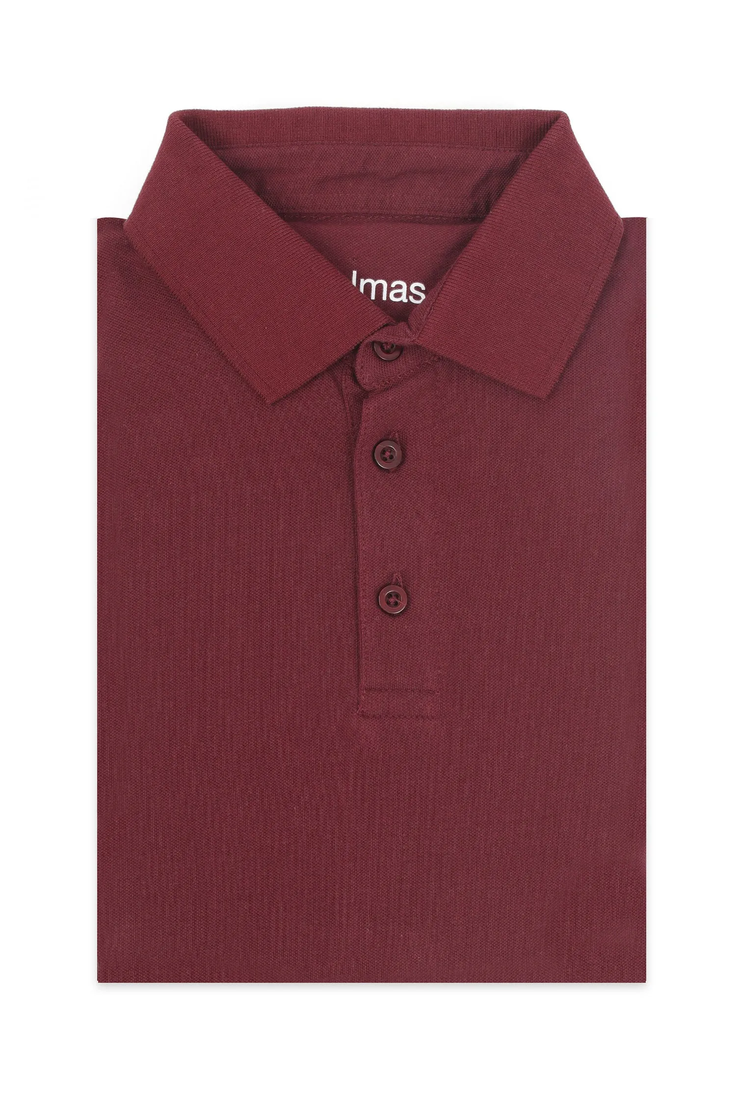 BASIC POLO SHIRT-MAROON