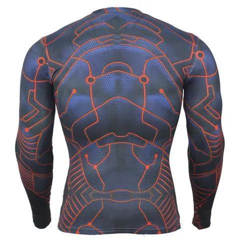 Batman 'Beyond Animated' Long Sleeve Compression Rashguard