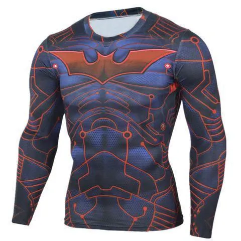 Batman 'Beyond Animated' Long Sleeve Compression Rashguard