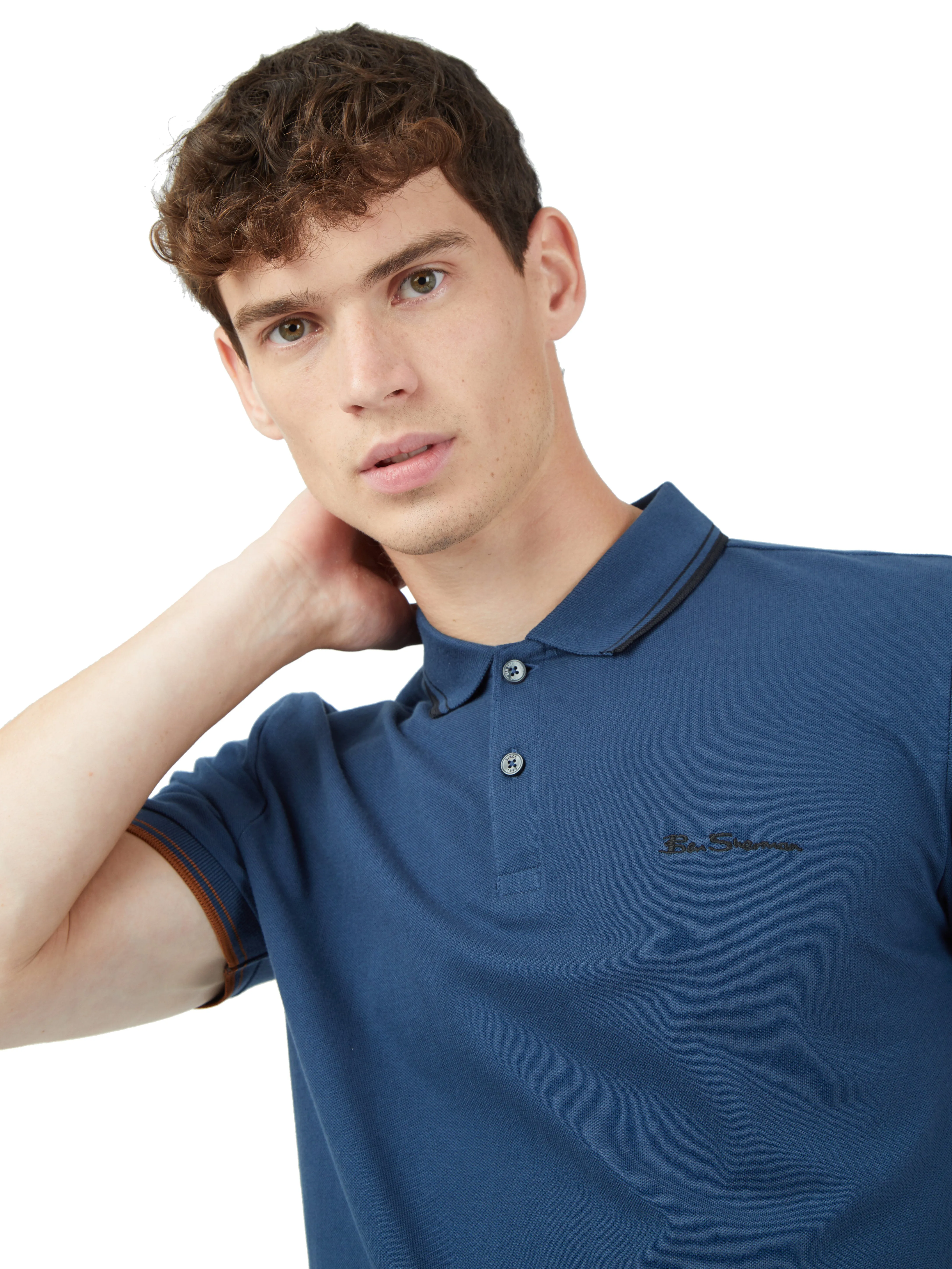 Ben Sherman Mens Polo T-Shirt 'Signature Polo'