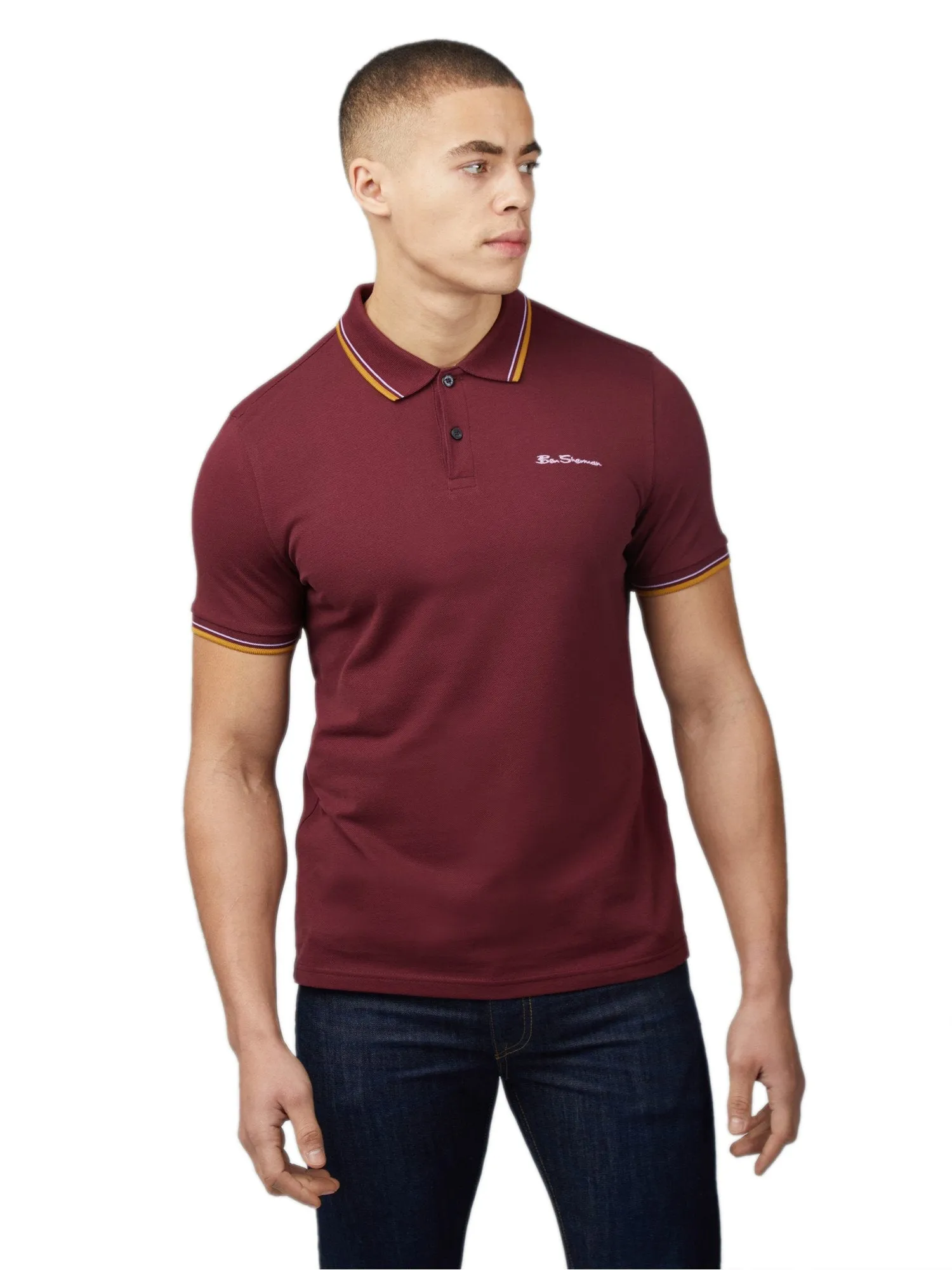 Ben Sherman Mens Polo T-Shirt 'Signature Polo'