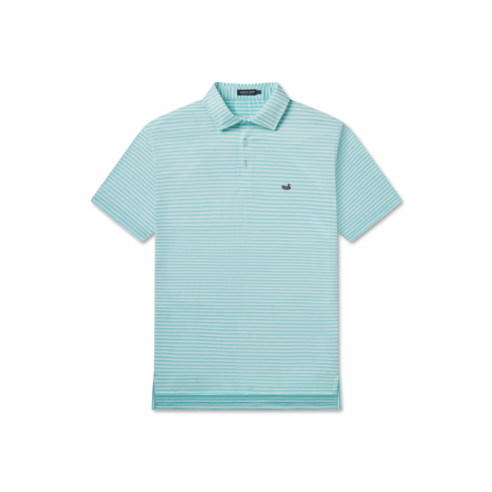 Bermuda Performance Polo - Domingo Stripe