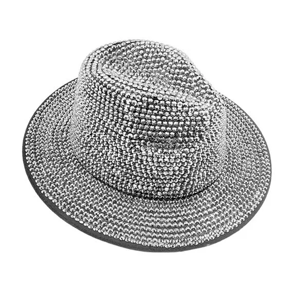 Bling Studded Panama Hat