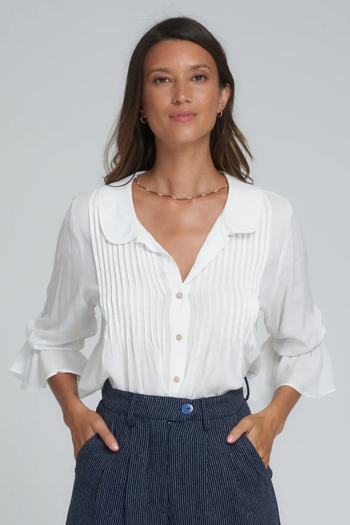 Bohemia Top - Ivory