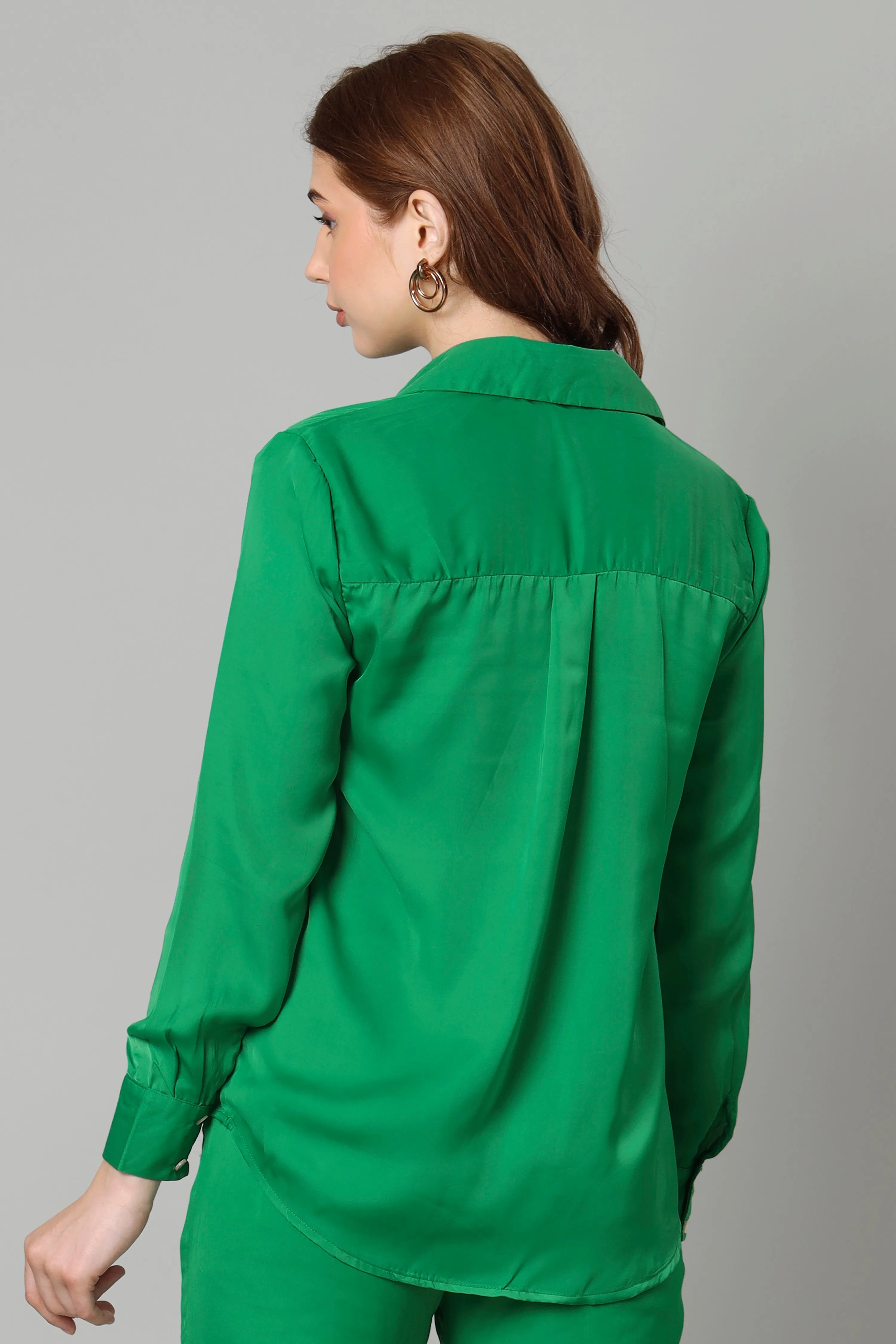 Bold Green Shirt For Women