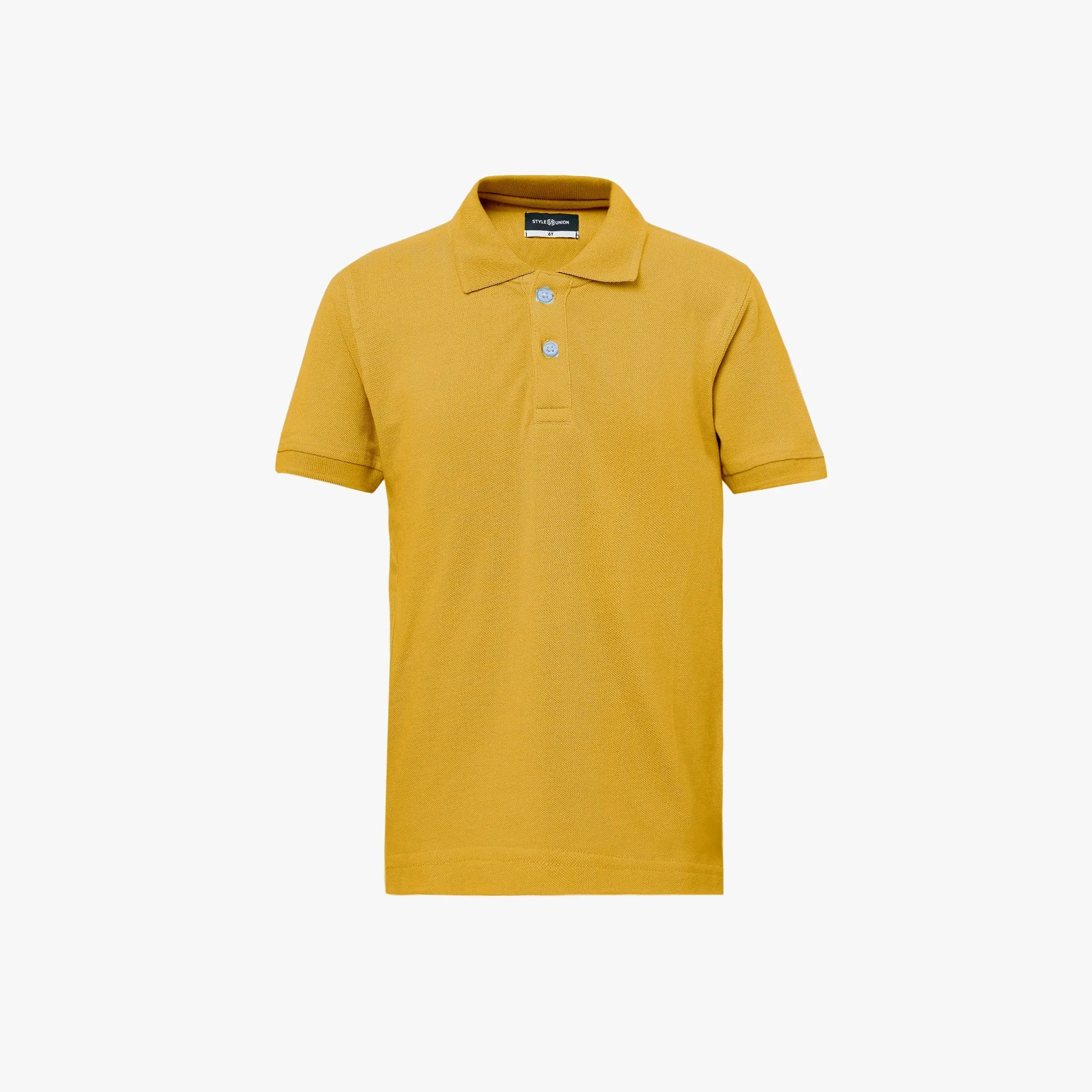 Boy's Regular Fit Solid Polo T-Shirt