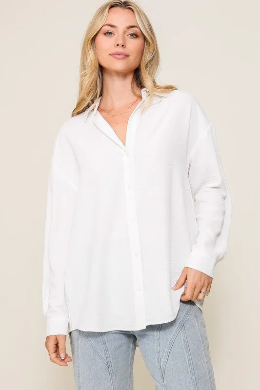 Brooklyn Airflow Button Down Blouse