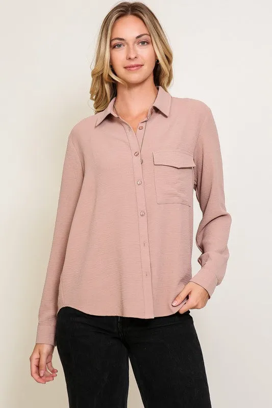 Brooklyn Airflow Button Down Top