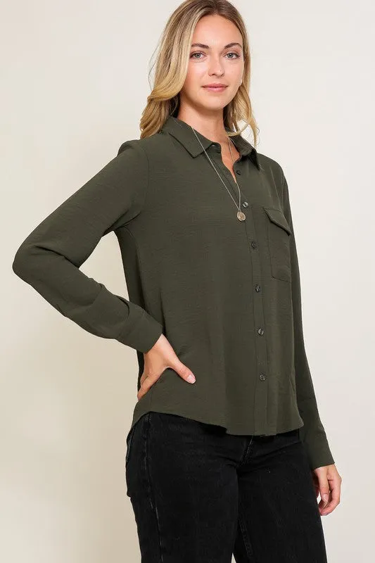 Brooklyn Airflow Button Down Top