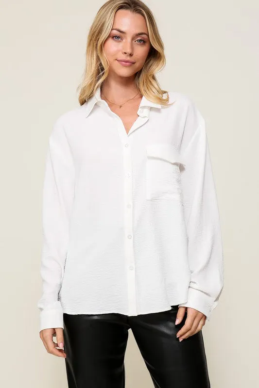 Brooklyn Airflow Button Down Top