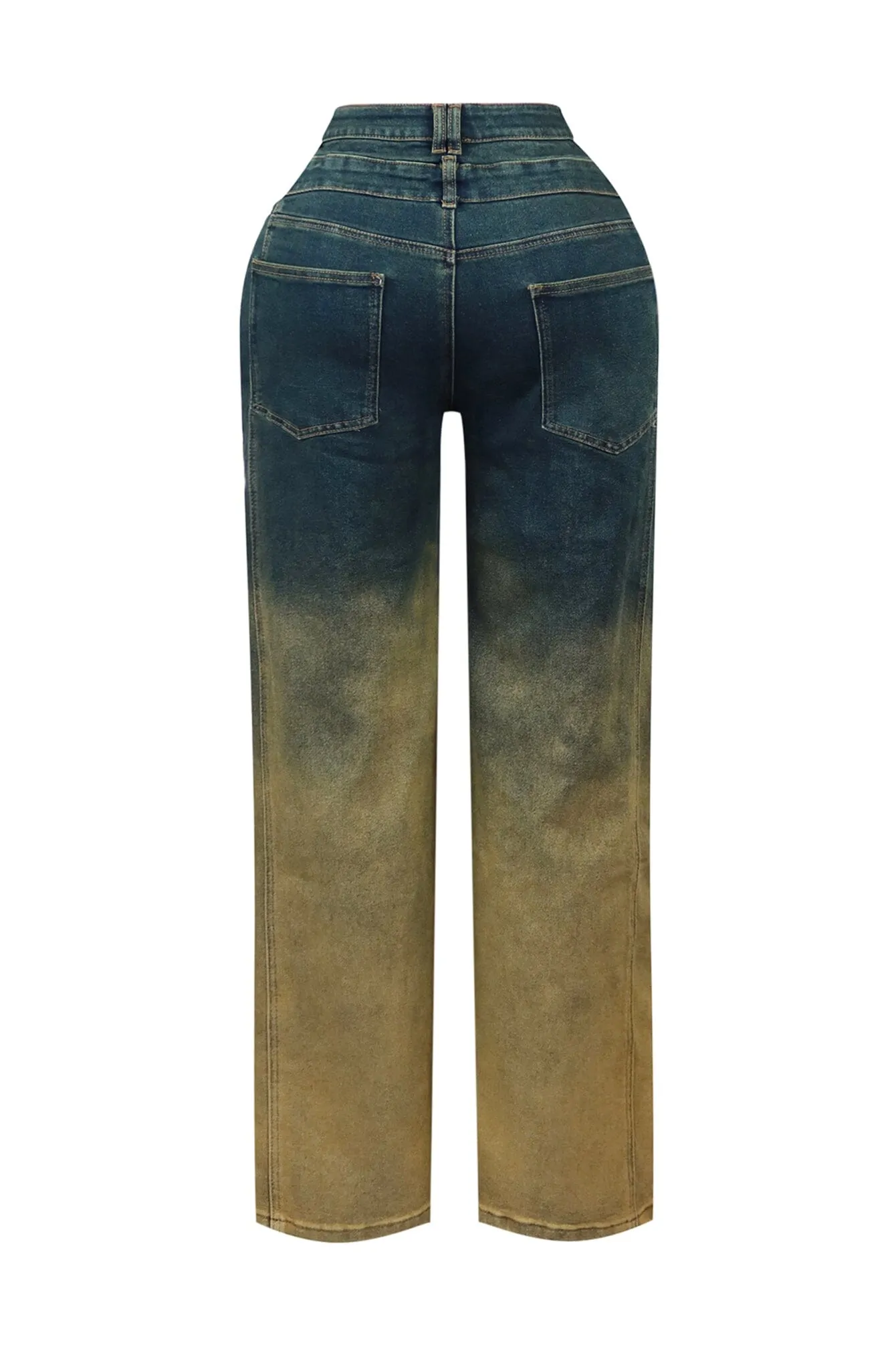 Bruce Ombre Vintage Washed Denim Pants