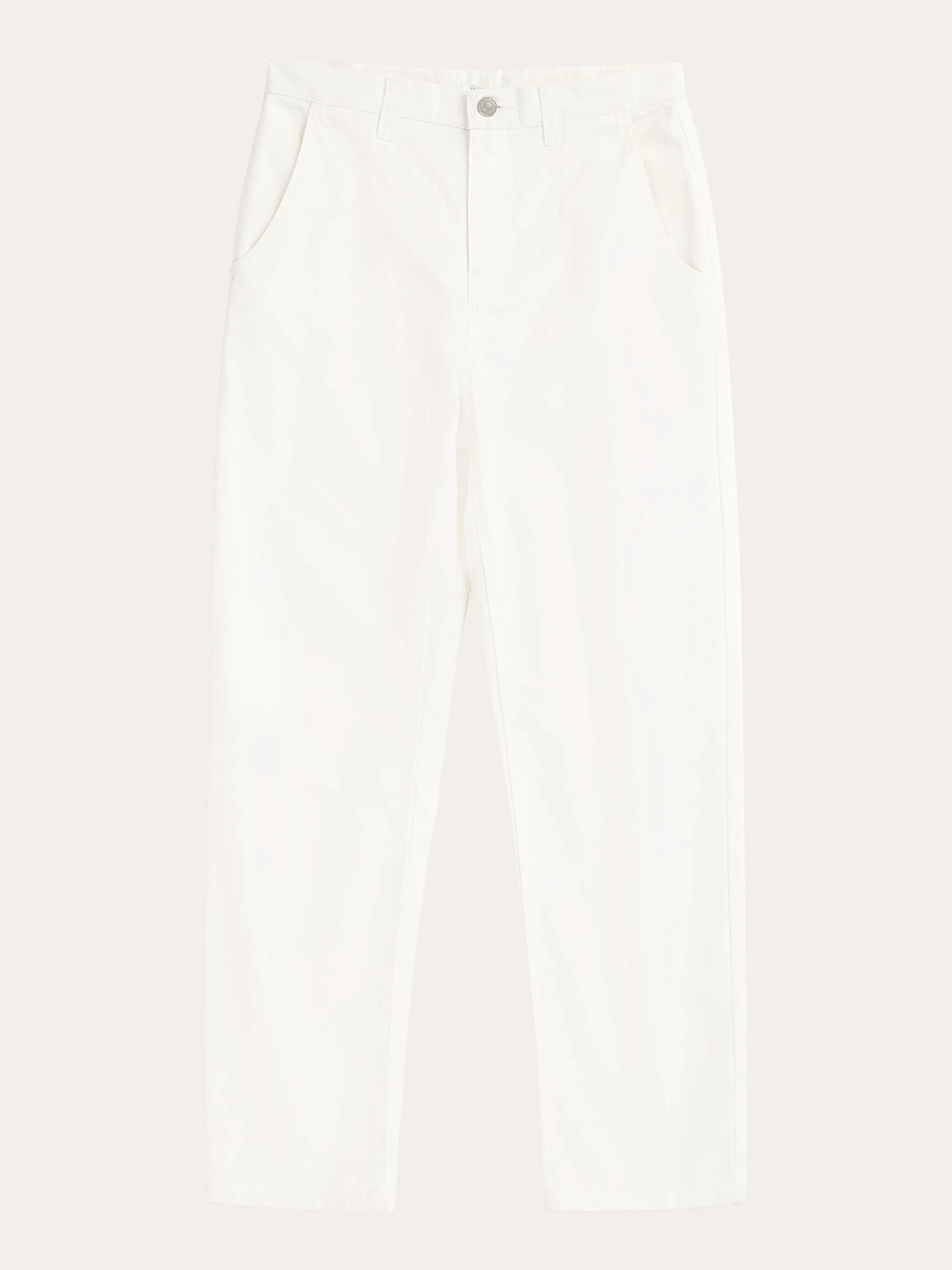 CALLA tapered canvas pant - Star White