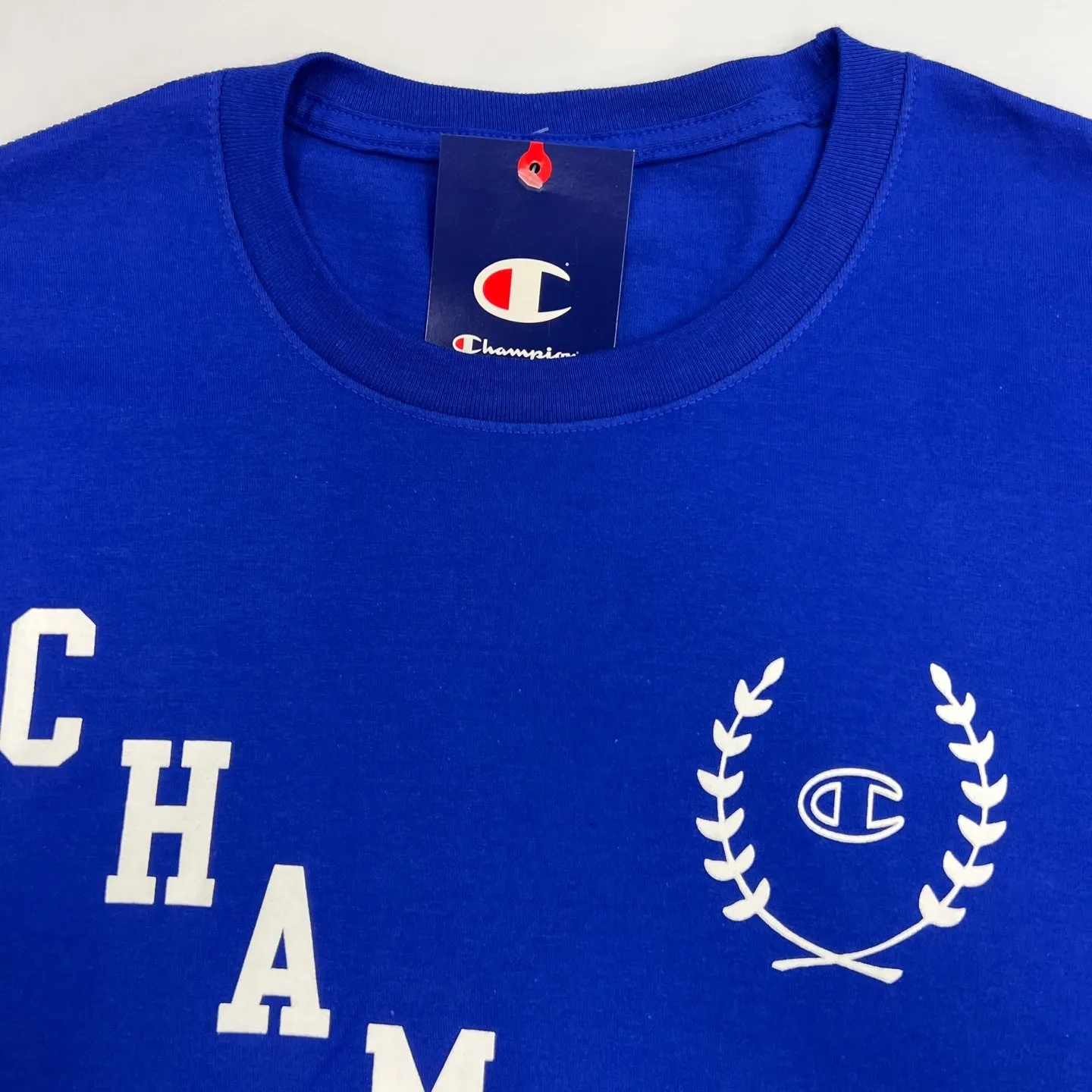 Premium Champion Graphic Print T-Shirt for Comfort and Style