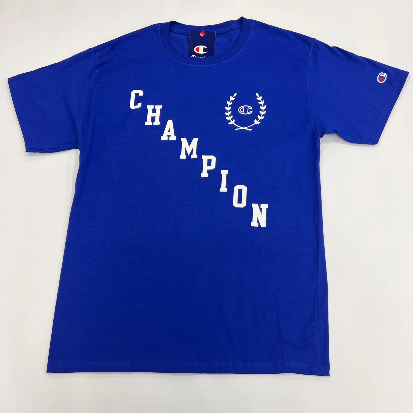 Premium Champion Graphic Print T-Shirt for Comfort and Style