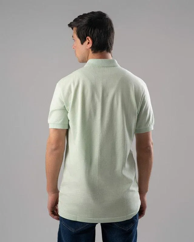 CLASSIC FIT PIQUE POLO SHIRT - MINT