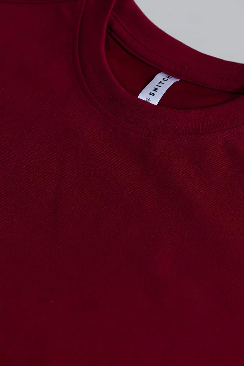 CoreComfort Maroon T-Shirt