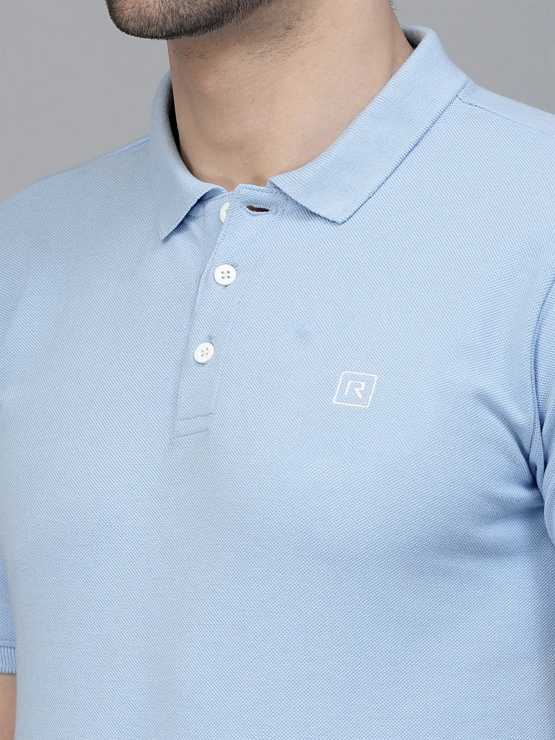 Cotton Solid Half Sleeves Polo T-Shirt