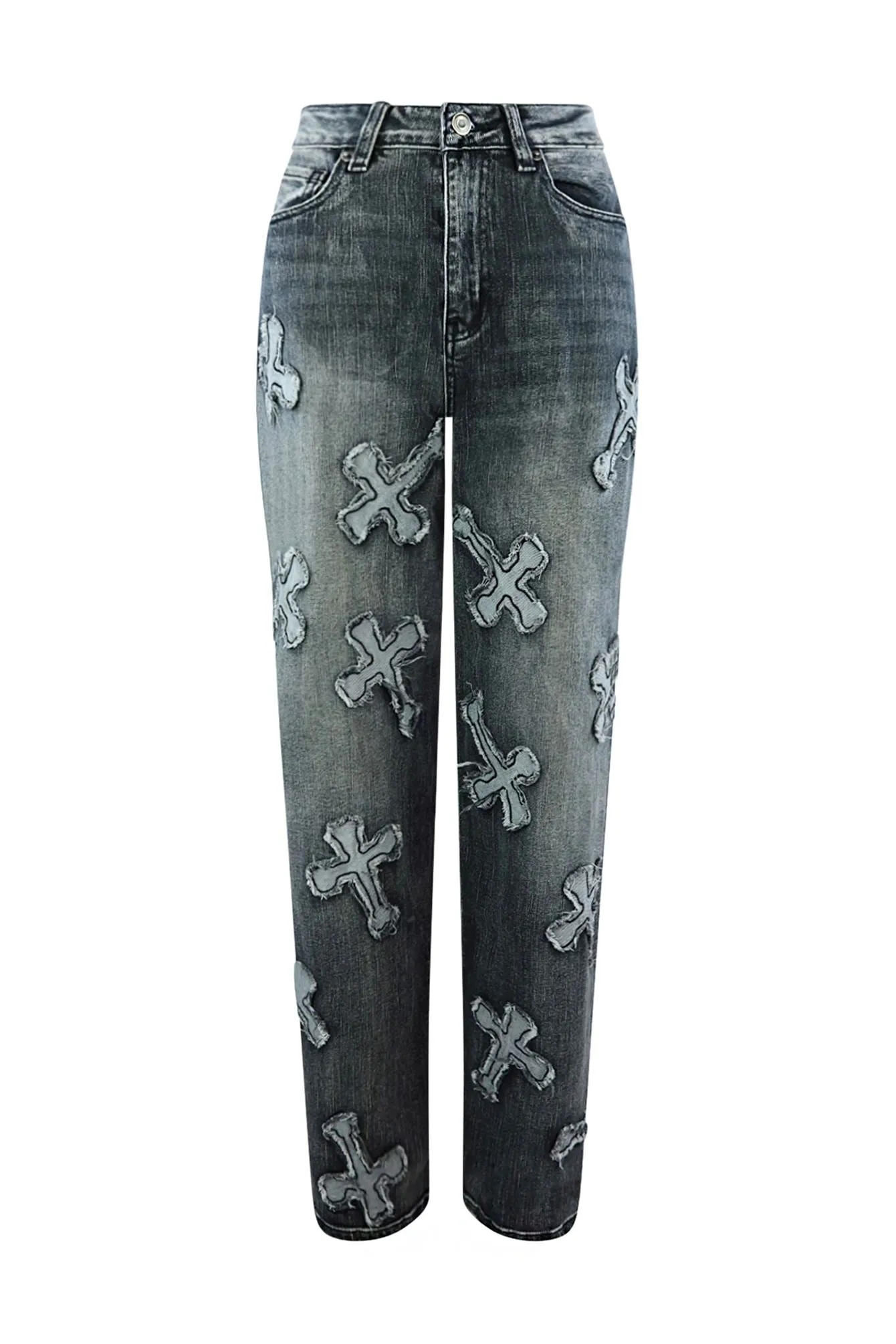 Cross Your Mind Baggy Denim Jeans