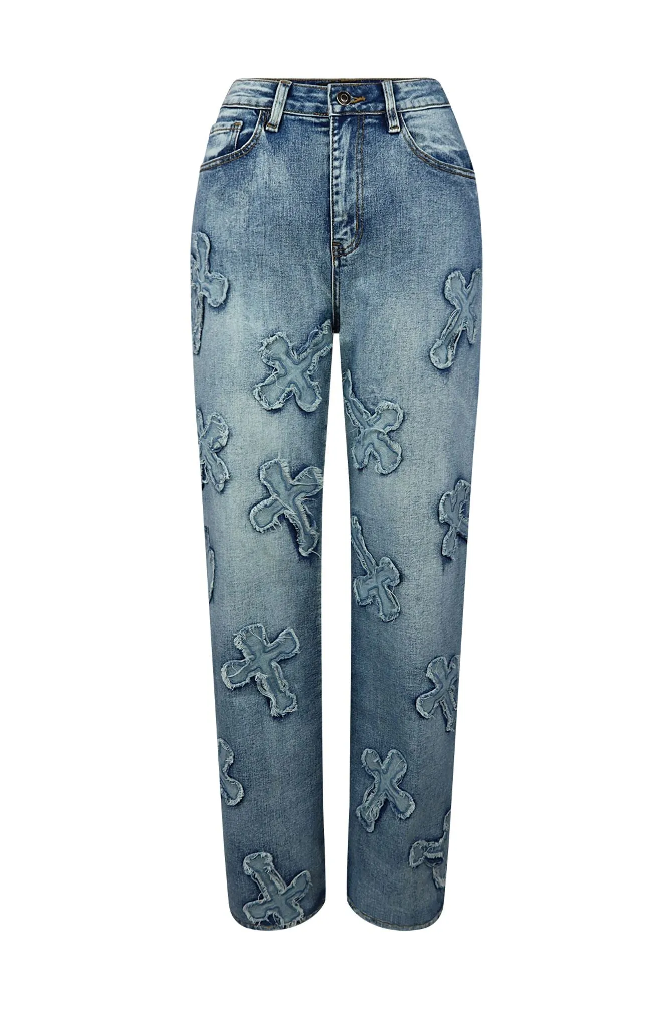 Cross Your Mind Baggy Denim Jeans