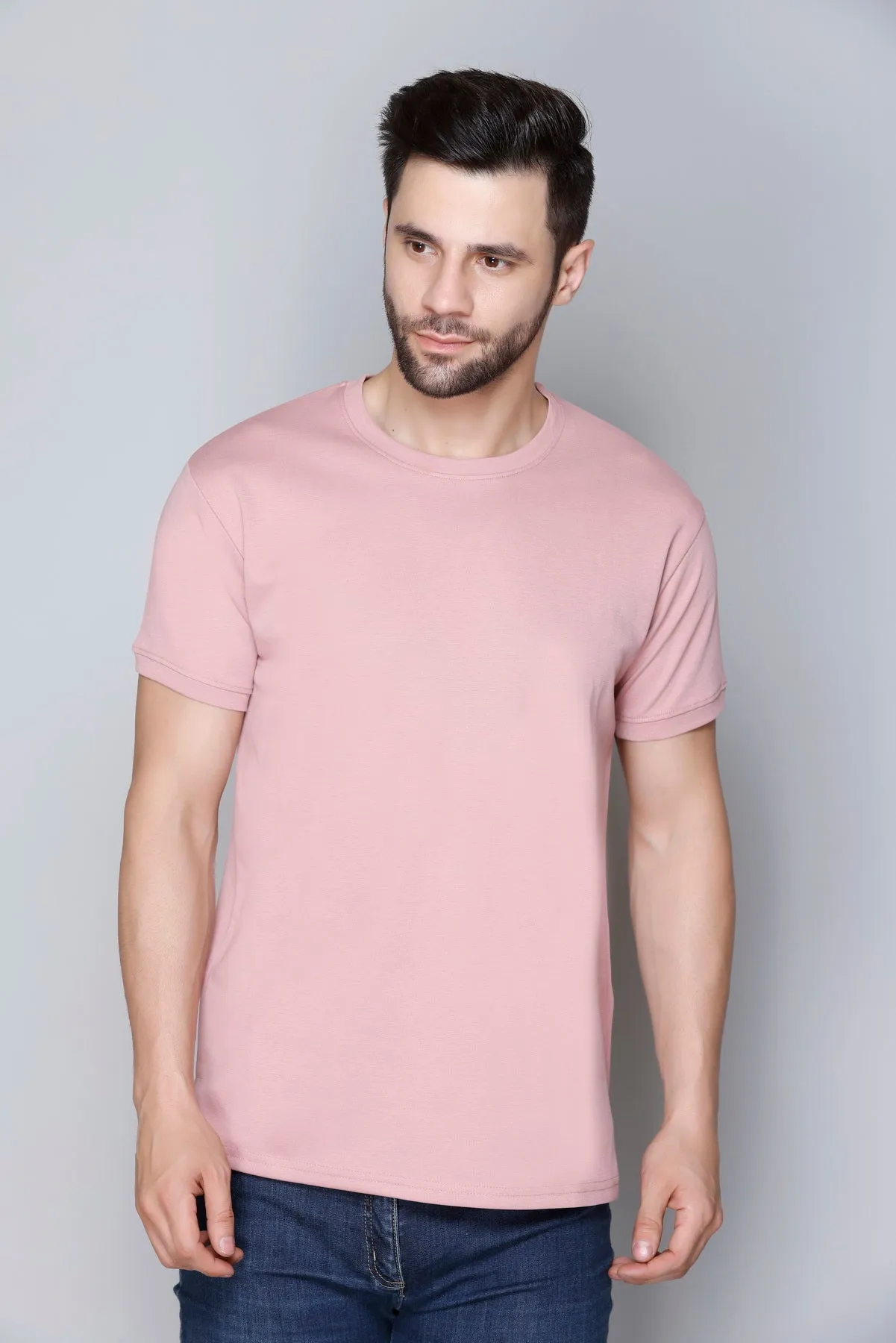 Derby Men's Round Neck Casual T-shirts