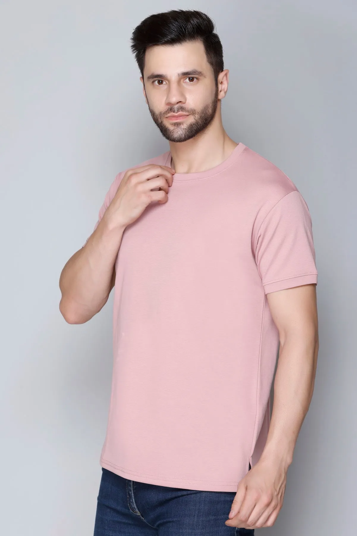 Derby Men's Round Neck Casual T-shirts