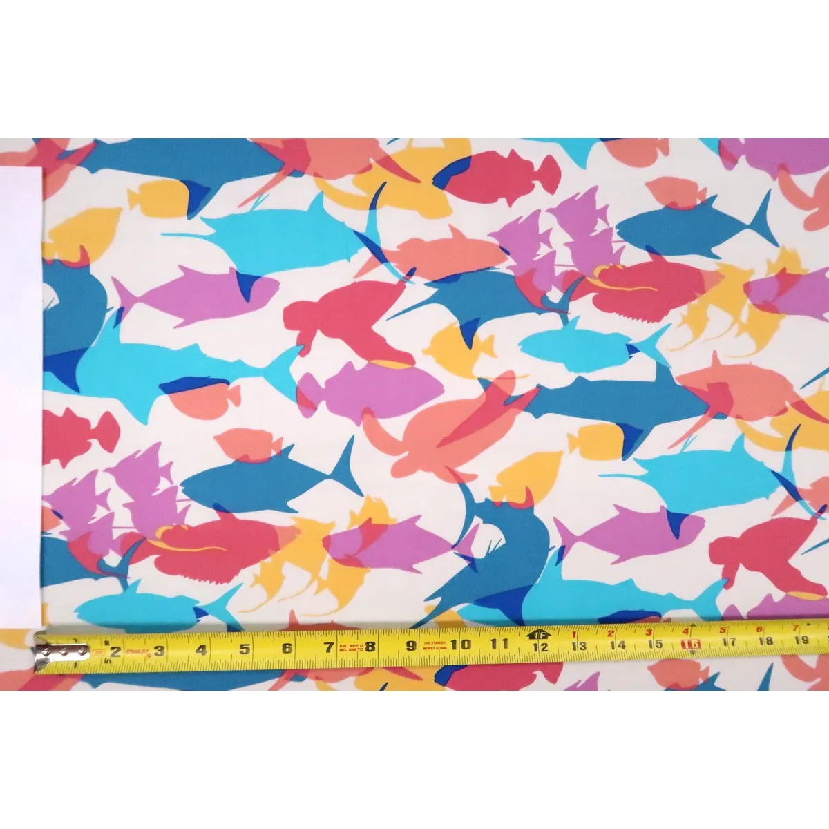 Fish & Turtle Tropical Animal Fabric