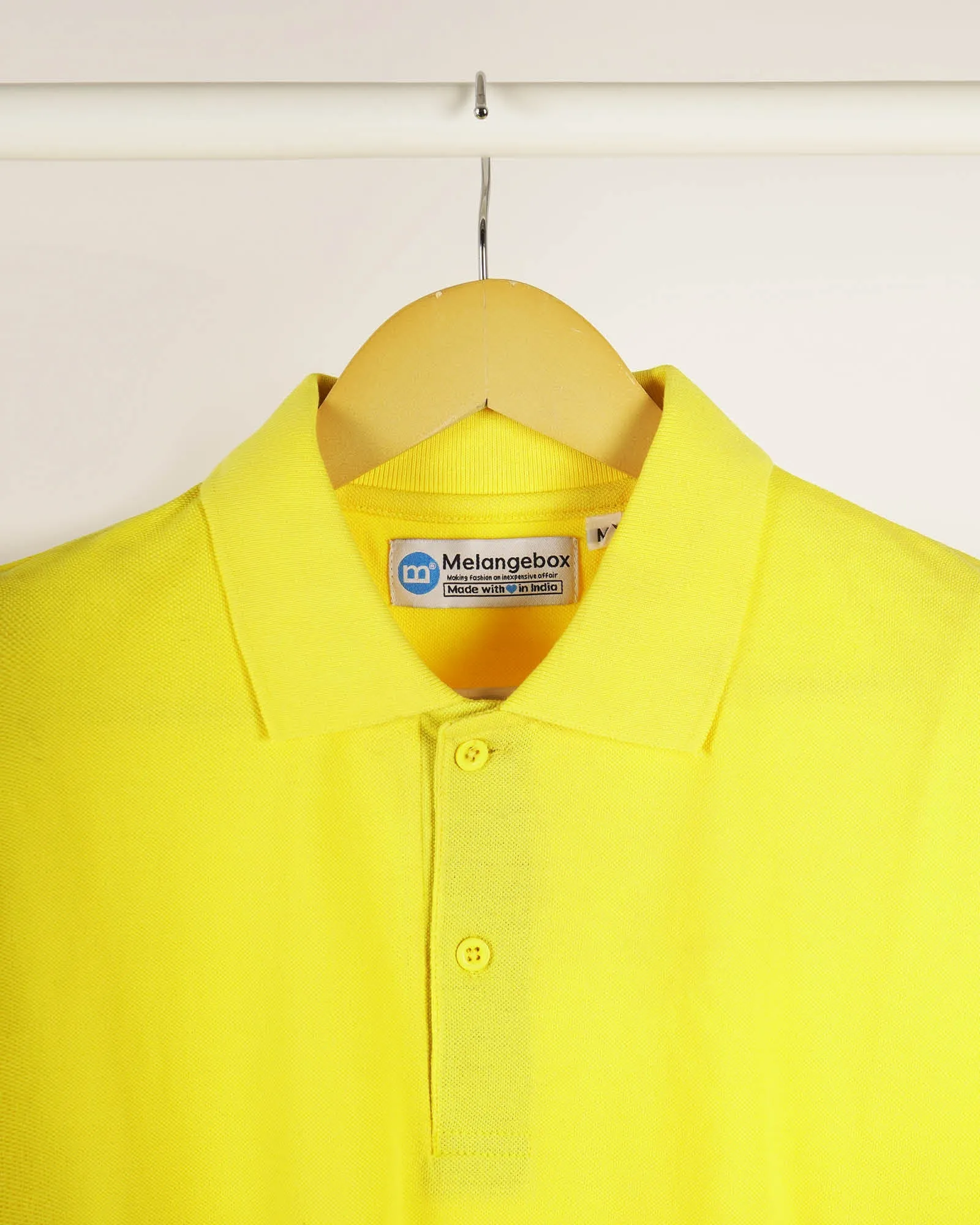 Full Sleeves Polo: Lemon Yellow