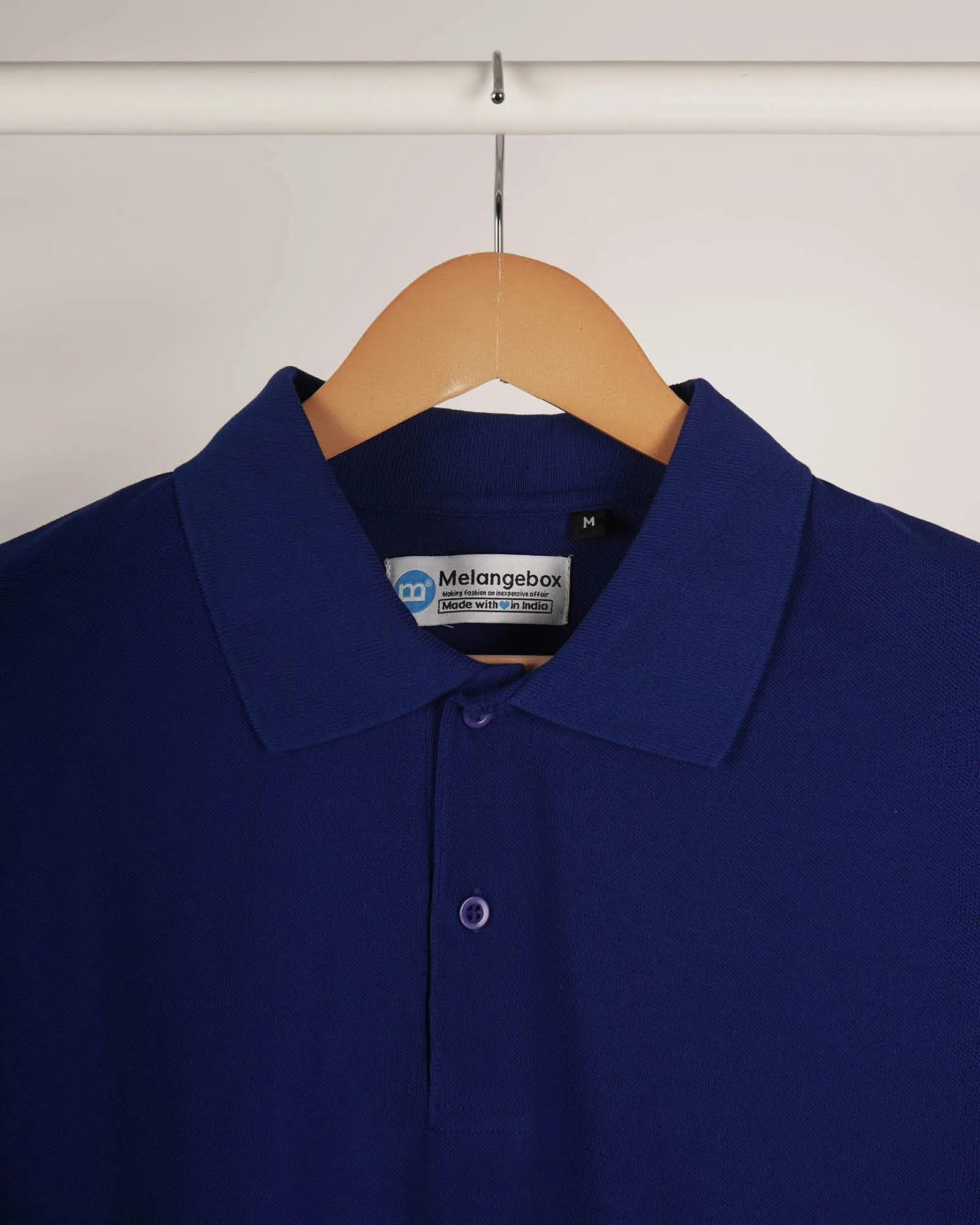 Full Sleeves Polo: Royal Blue