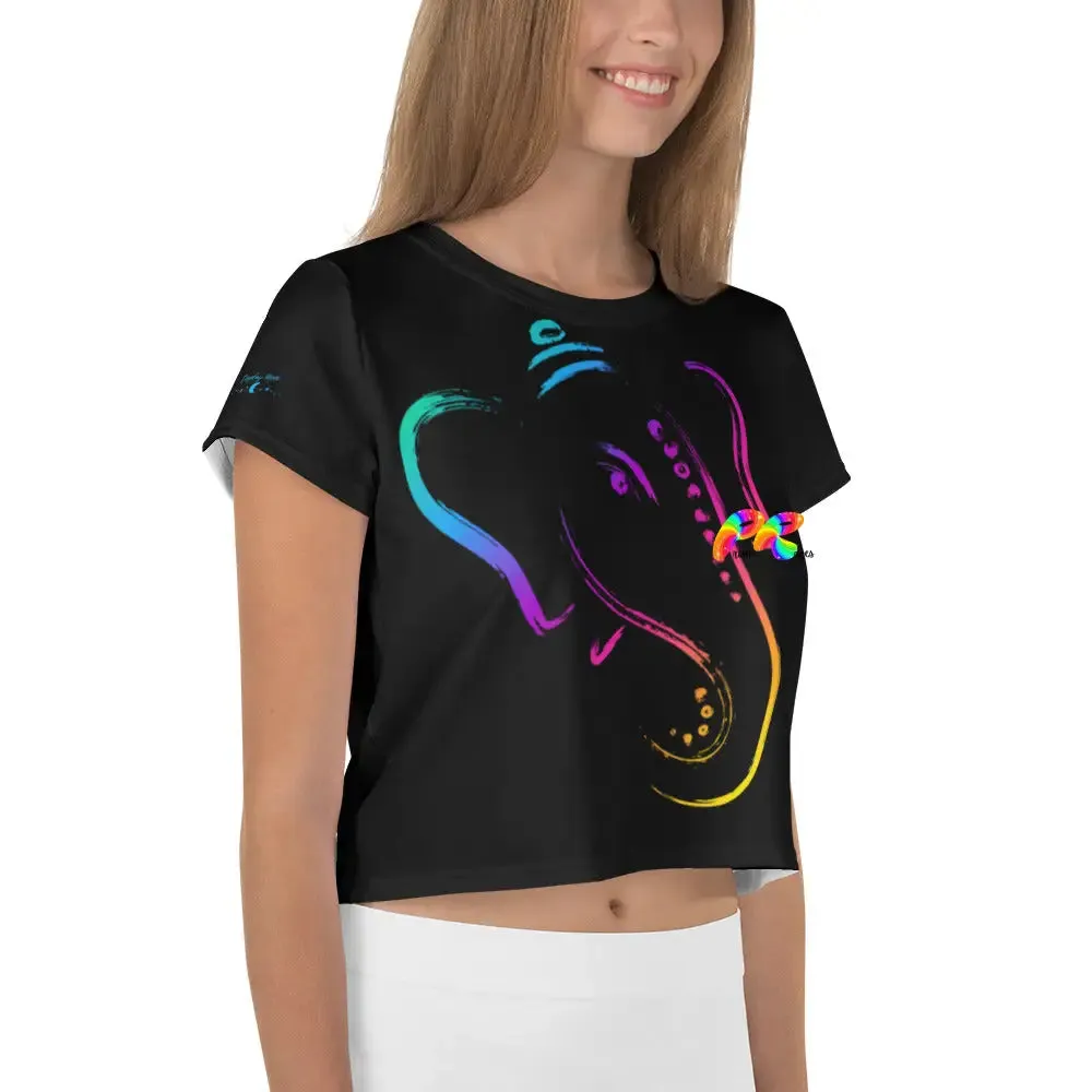 Ganesha Cropped T-Shirt