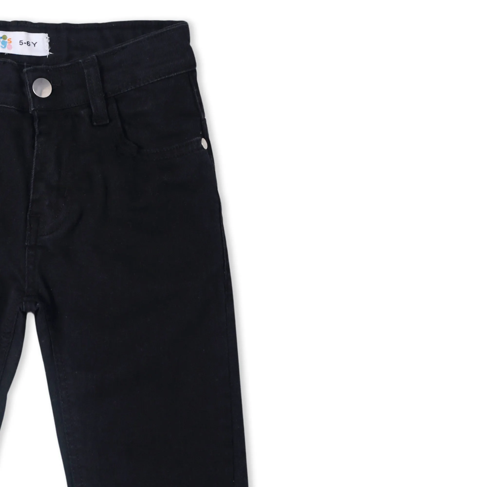 Girls Black Denim