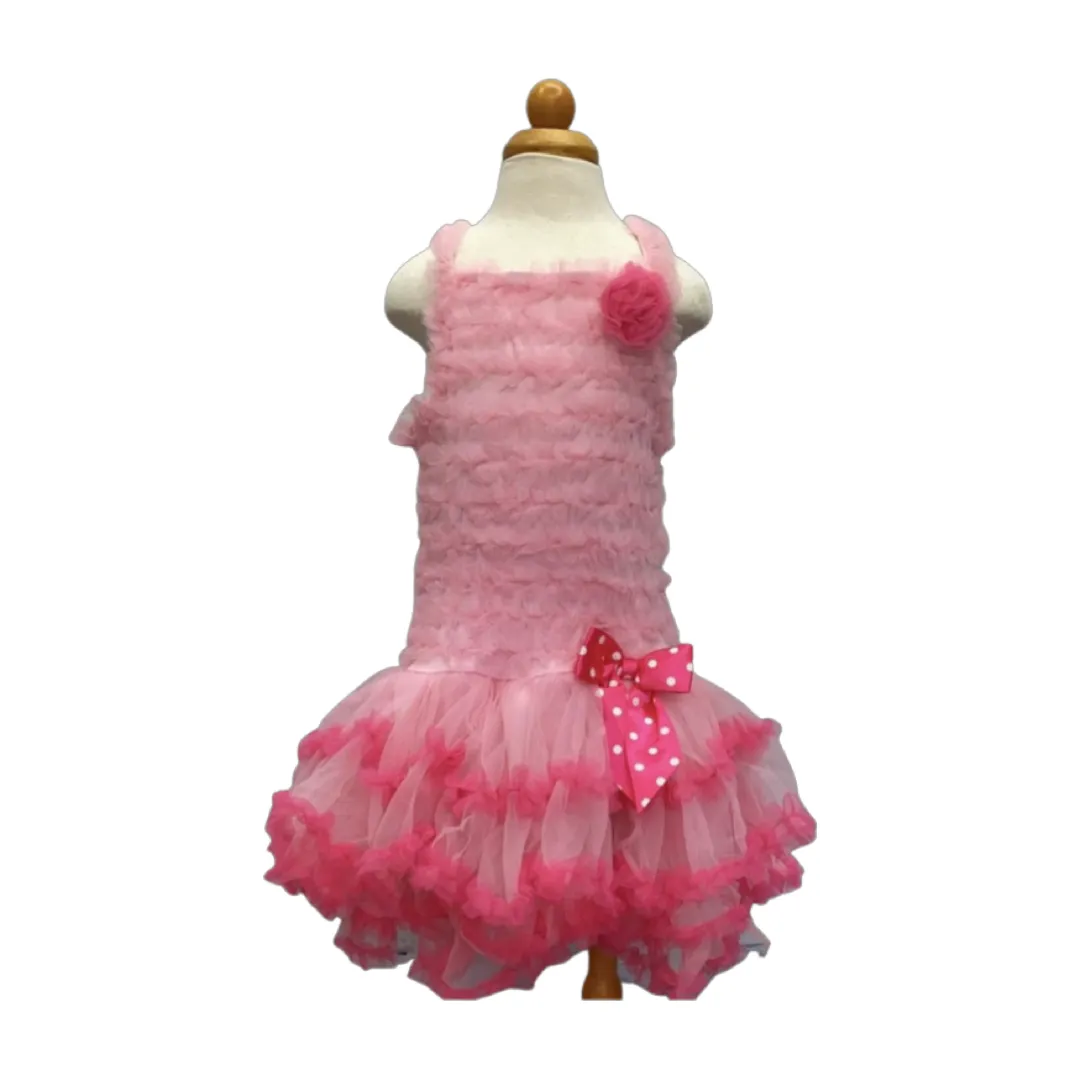 GIRLS PINK PARTY TUTU DRESS