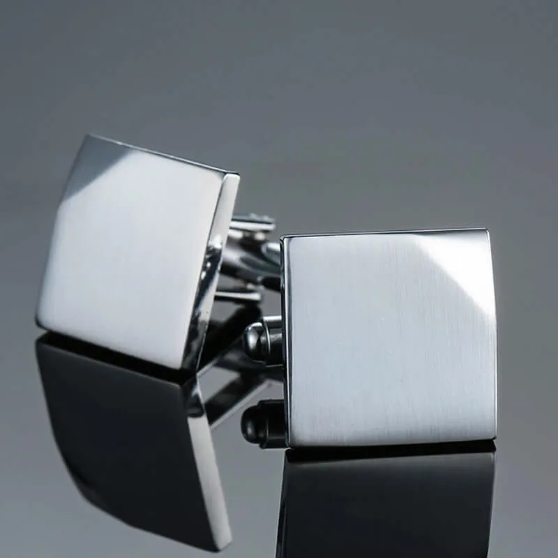 High Quality Laser Metal Swank Cufflinks