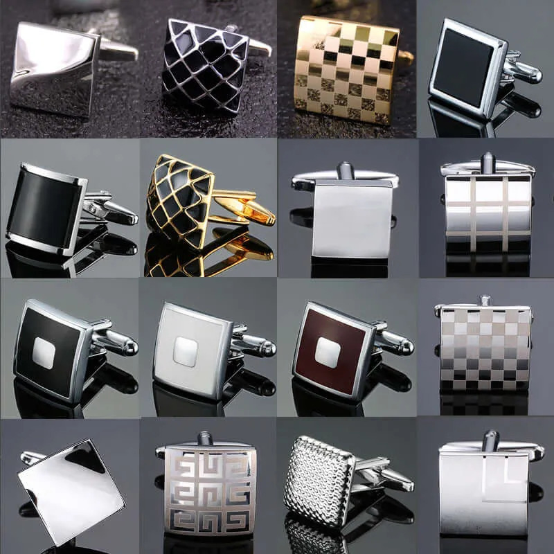 High Quality Laser Metal Swank Cufflinks