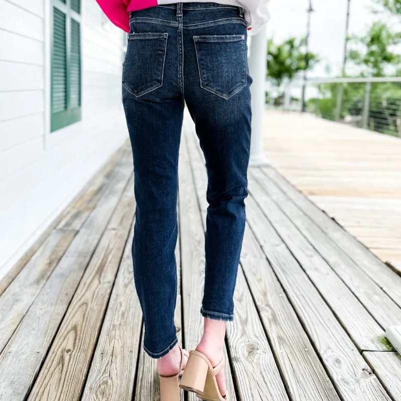 Judy Cuffed Stretchable Jeans